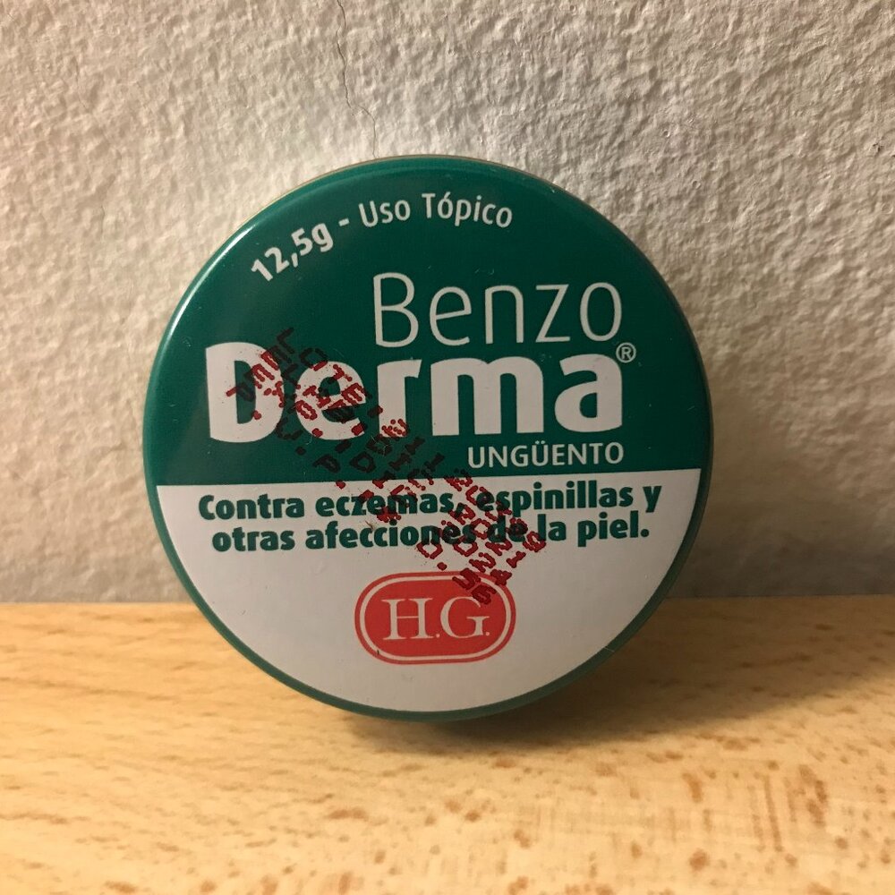 Benzo Derma Ointment By H.G. Laboratory Ecuador Salicylic Acid NEW